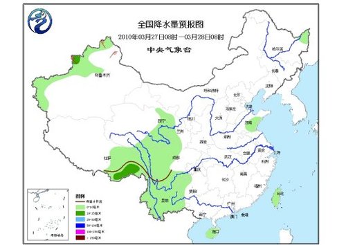 中国大部地区气温将开始回升 云贵川迎来降雨