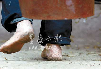 种地喂猪做家务 盲人里外一把手(图)